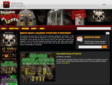 Tablet Screenshot of birminghamhauntedhouses.com